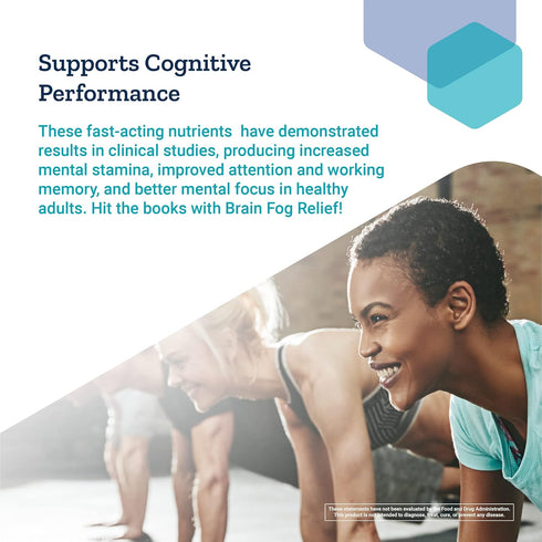 Life Extension Brain Fog Relief, Caffeine-Free Nootropic Formula for Clear Mind, 30 Softgels
