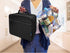 Pack 2 10 of - Large Medicine Organizer Bag - Pocket Pill Bottle Organizer for Travel & Home Storage, Black