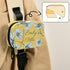 Naanle 7 Custom Pill Box Day Pill Case Bag Daisy Flowers Personalized Name Travel Pill Organizer Bag with Zipper