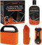 Glass Stove Top Cleaner Kit 12 oz, Non-Abrasive Cooktop Cleaner and Polish with Scrubbing Pad, Handle, Scraper, Cloth