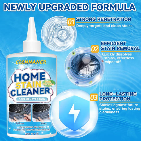 Home Remover Gel, 10 Fl Oz Mold Cleaner Gel for Washing Machines, Grout, and Sinks in Kitchen and Bathroom