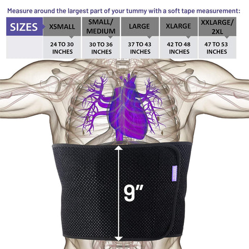 Everyday Medical Abdominal Binder Post Surgery for Healing and Reducing Swelling After C-Section and Abdomen Surgeries
