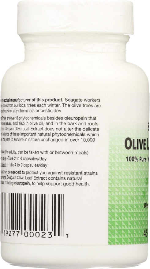 Seagate Products Olive Leaf Extract 450mg - 45 Capsules