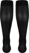 Truform Women's Compression Stockings, 20-30 mmHg, Knee High Length, Open Toe, Black, Medium