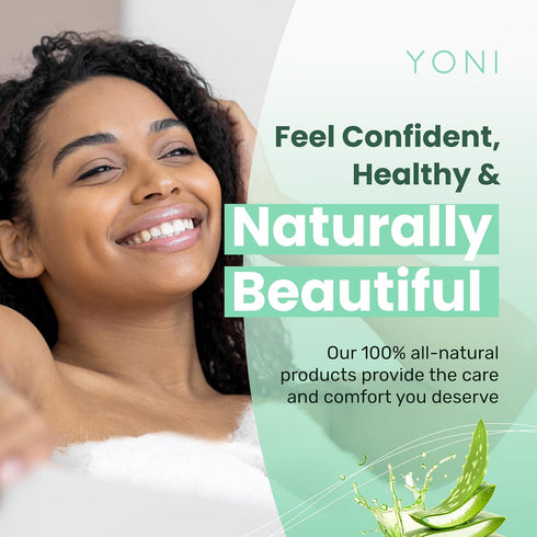 Yoni All-Natural Feminine Care Gel Wash | Powerful Plant-Based Daily Cleanser For Intimate Areas | Odor Control