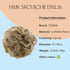 PRETTYSHOP XL Hairpiece Scrunchy Updo Bridal Hairstyles - Voluminous Curly Messy Bun, Blond Mix G7E