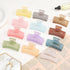 Sisiaipu 3.5 Inch Square and Rectangular Hair Clips, 12 Pcs Claw Clips for Thick and Thin Hair