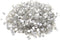 Honbay 1440PCS 5mm ss20 Sparkly Round Flatback Rhinestones Crystals - Non-Self-Adhesive (Clear)