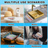 100pcs Disposable Toothbrushes with Toothpaste, Individually Wrapped Travel Toothbrushes Kit Bulk for Homeless, 5 Colors