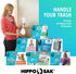 Hippo Sak Kitchen Trash Bags, 13 Gallon, 45 Count with Handles