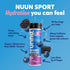 Nuun Sport + Caffeine Electrolyte Tablets for Proactive Hydration, Wild Berry, 8 Pack (80 Servings).