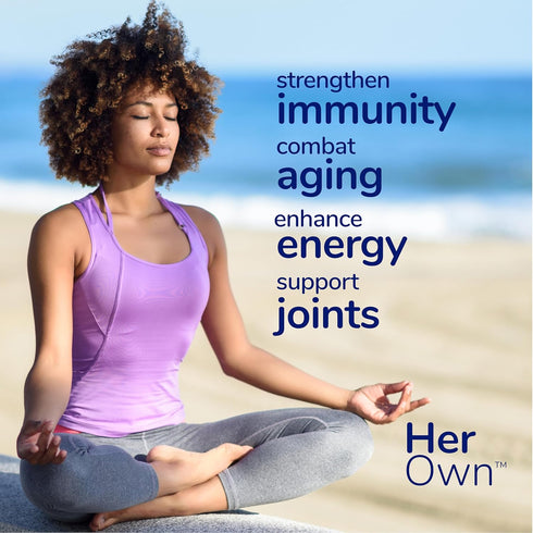 Her Own Irish Sea Moss Capsules, 60 Count, Burdock Root, Bladderwrack, Detox, Immune Support, Nutrient Rich