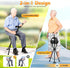 WXLTSGM 3 Portable Walking Stick, Folding Cane Chair with Seat Non-Slip Legged Portable Elders Travel Hiking Chair