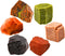 Amazing Gemstone Crystals for Fertility Manifestation, Set of 6 Carnelian, Unakite, Peach