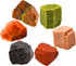 Amazing Gemstone Crystals for Fertility Manifestation, Set of 6 Carnelian, Unakite, Peach