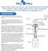 Pill Mill Pill Crusher - Crushes Multiple Tablets to Fine Powder - Metal Pill Grinder for Travel and Pets