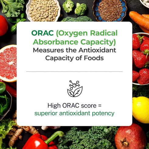 Paradise ORAC Energy Greens Powder - Super Antioxidants & Probiotics for Gut Health, 120 Capsules