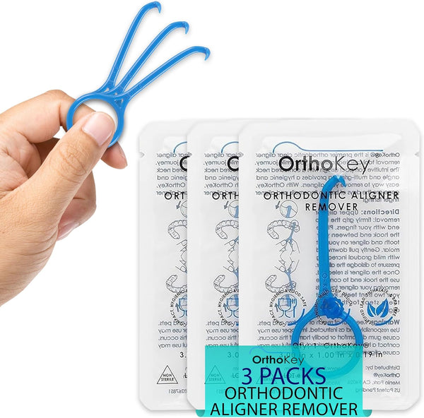 Clear Aligner Removal Tool, 3-Pack Expert Grabber for Invisible Braces and Retainers