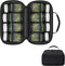 Small Pill Bottle Organizer for Travel, Medicine Bag, Carrier for Prescription Medications