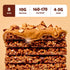 Pack 10g 8 Count Mezcla Puff-Crispy Plant Based Protein Bars - Variety - Healthy Snacks for Adults & Kids - Granola