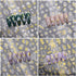 8 Sheets Gold Nail Stickers, Flower Nail Decals, 3D Self-Adhesive Leaf Nail Art Supplies for Women