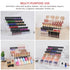 KINGROW Nail Polish Organizer, 72 Bottles Acrylic Display Rack, 6 Layers Makeup Organizer for Essential Oils