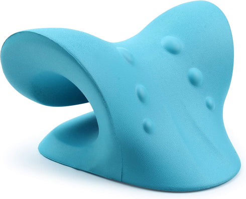 RESTCLOUD Neck and Shoulder Relaxer, Cervical Traction Device for TMJ Pain Relief, Chiropractic Pillow Neck Stretcher