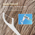 Automatic Pop Up Floss Sticks Holder with 4 Box 0.002in Soft Fine Floss, Waterproof Storage Box for Floss Picks,