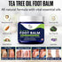 Tea Tree Oil Balm – Moisturizer for Dry Cracked Feet, Hydrates & Soothes Irritated Skin, Made in USA