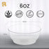 R-kay 6 Oz Clear Plastic Bowls, 50 Pack Disposable Heavy Duty Bowls for Ice Cream, Dessert, Salsa, Party