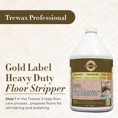 Trewax 1-Gallon Professional Gold Label Heavy Duty Floor Stripper