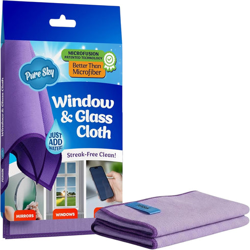 Pure-Sky Microfusion Window Thickened Magic Cleaning Cloth - Microfiber Streak Free Cleaning