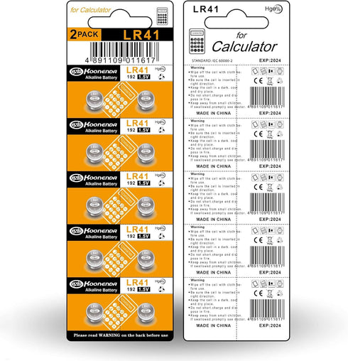 Watch Batteries 80PCS - AG0, AG1, AG3, AG4, AG6, AG7, AG10, AG13, 1.5V Alkaline LR41 LR44 Assorted