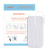 TENS Unit Pads, 2"X4", 24Pcs, Reusable Latex-Free Replacement Pads for Muscle Stimulator Electrotherapy