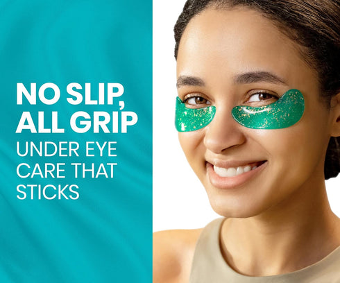 Under Eye Patches for Dark Circles and Puffy Eyes, 30 Pairs Marine Collagen Eye Gel Pads with Vitamin C and Hyaluronic