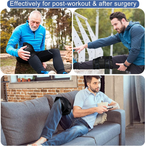 REVIX XL Ice Pack for Knee Replacement Surgery, Cold Compression Wrap for Knee Pain Relief and Swelling