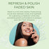 Sea El Coconut Kiwi Exfoliating Face Scrub Hydrating Calming & Purifying Anti Aging Exfoliator - Bamboo Pumice & Green Tea Detoxifying Exfoliant Facial Cleanser & Polish for Women & Men - 4 Oz