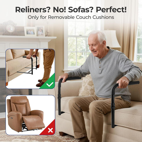 L1 18 Stand Assist Rail for Couch, Chair Stand Assist Aid for Elderly, Elderly Assistance Products, Disabled, Senior