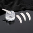 2Pcs Mini Metal Cosmetic Spatulas, Skincare Mixing and Sampling Beauty Tools for Creams and Essences