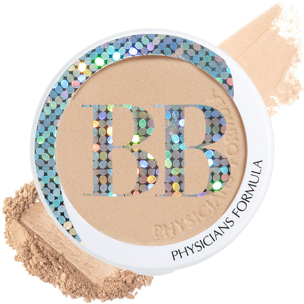 Physicians Formula Super BB Cream, All-in-1 Beauty Balm Powder, Light/Medium, Dermatologist Tested