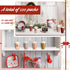 WILLBOND 60 16 oz 6 Pcs Hot Chocolate Coffee Cups Christmas Party Favor Gift Disposable Coffee Cups Holiday Hot Cocoa