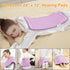 Purple,24x12 Inch Deepsoon Heating Pad,Electric Heating Pads for Back,Neck,Moist Heating Pad for Abdomen Shoulder Knee