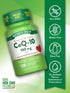 Nature's Truth CoQ10 100mg, 120 Softgels, High Absorption Coenzyme Supplement with Black Pepper Extract