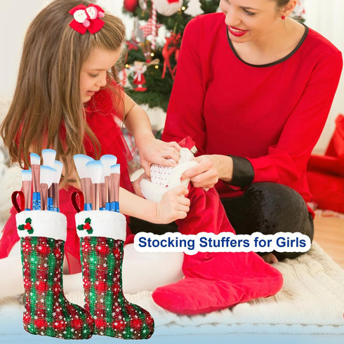NICEMOVIC Kids Makeup for Girls, 20PCS Frozen Princess Makeup Brushes Set, Christmas Gift Ideas