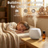 VigorLife Humidifiers for Bedroom,Quiet Cool Mist Humidifier for Baby,Small Essential Oil Diffuser with Auto-Off