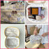 Large Travel Quilted Makeup Bag for Women - Floral Cotton Cosmetic Bag, Coquette Aesthetic Toiletry Organizer