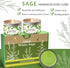 Set, 6-Pack 6oz Sage Candle Gift Natural Soy Wax Aromatherapy Scented Candles, Clean Burn & Lead-Free Cotton Wicks