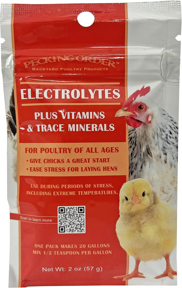 Electrolytes Plus Vitamins & Trace Minerals for Chicks & Hens, Yellow
