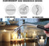 2 Pack USB Rechargeable Electric Candle Lighter - Flameless Windproof Arc Lighter with Flexible Neck (Black & Silver)
