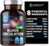 Premium Blood Circulation Supplement for Women and Men, All Natural Blood Flow Support with 8 Powerful Herbs, 90 Caps